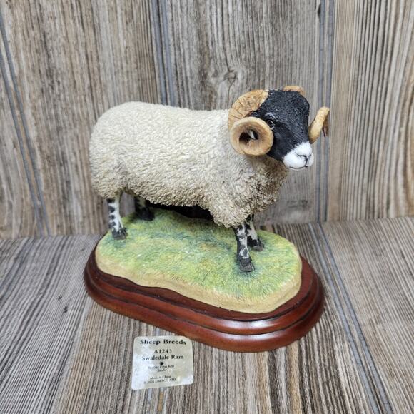 Vintage Border Fine Arts 1994 Swaledale Ram Figurine - Picture 7 of 7